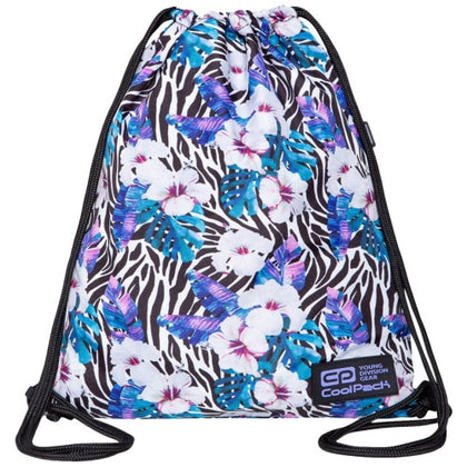 Shoe bag CoolPack Solo Flower Zebra