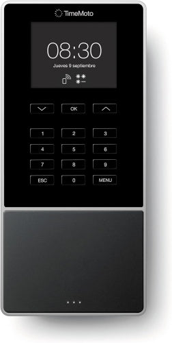 Ecost customer return TimeMoto TM-616 - Clocking in System with RFID Reader for Up to 200 Users - In