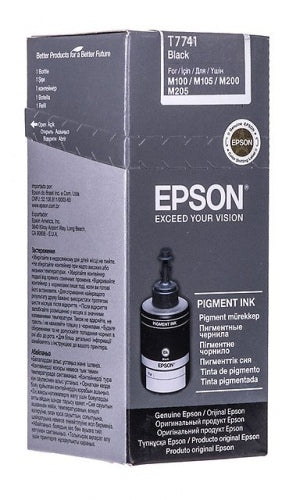 Epson T7741 (C13T77414A) Ink Refill Bottle, Black