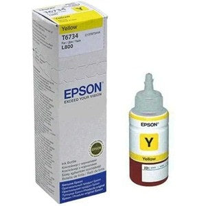 Epson T6734 (C13T67344A) Ink Refill Bottle, Yellow