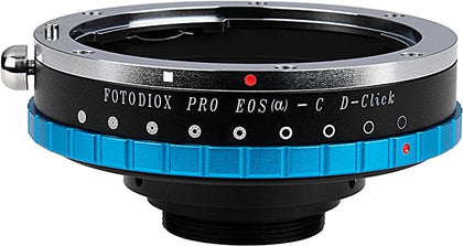 Ecost customer return Fotodiox Pro Lens Mount Adapter with Builtin DeClicked Aperture Iri