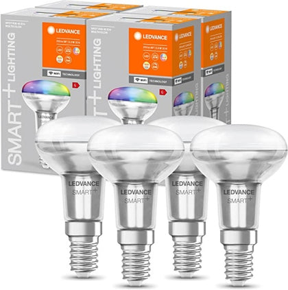 Ecost customer return LEDVANCE Smart LED R50 Spotlight Bulb with Wifi Technology, E14, RG