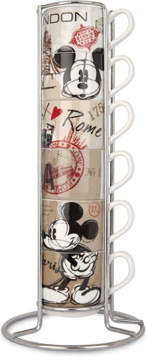 Ecost customer return Original Disney Mickey and Minnie Mouse Cafe Espresse Cup with Meta