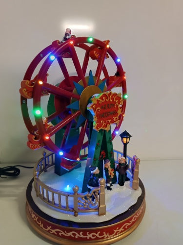 Ecost customer return Konstsmide LED Scenery Ferris Wheel with Animation, 3440000EE, Mult