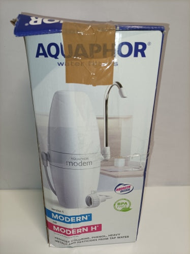 Ecost customer return Aquaphor Modern Counter Top Filter System with Aqualen Technology F