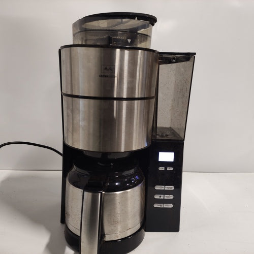 Ecost customer return Melitta 102101 filter coffee machine, stainless steel, black