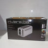 Ecost customer return Riviera and Bar Toaster with 2 Slots Extra Long 1500 W