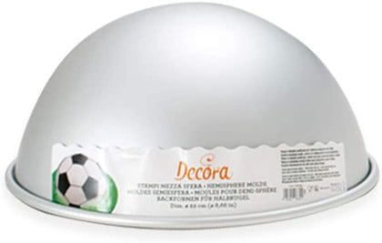 Ecost customer return Decora 0062955 SemiBall Baking Mould Made of Anodised Aluminium Dia