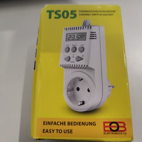 Ecost customer return Elektrobock plugin thermostat TS05 thermostat infrared heating