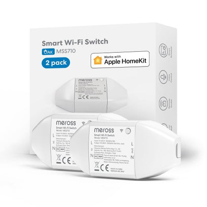 Ecost customer return Meross WLAN Switch Works with Apple HomeKit, Smart Switch Remote Control with