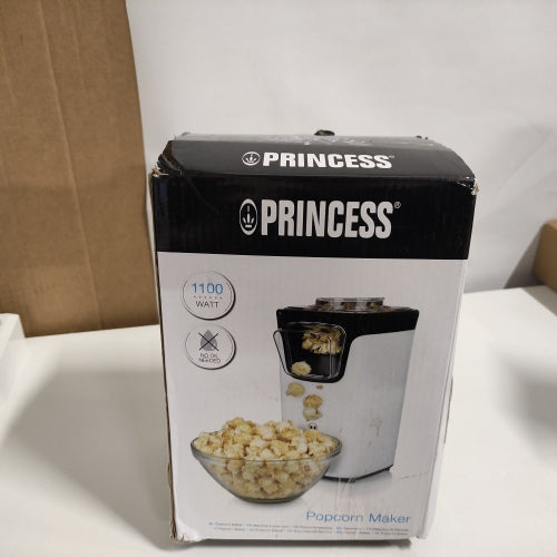 Ecost customer return Princess Hot Air Popcorn Machine  Popcorn without Oil and Fat, Measuring Spoon