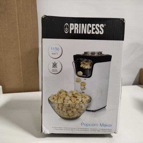 Ecost customer return Princess Hot Air Popcorn Machine  Popcorn without Oil and Fat, Measuring Spoon