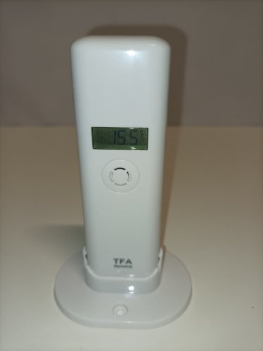 Ecost customer return TFA Dostmann Weatherhub ThermoHygro Transmitter with Display