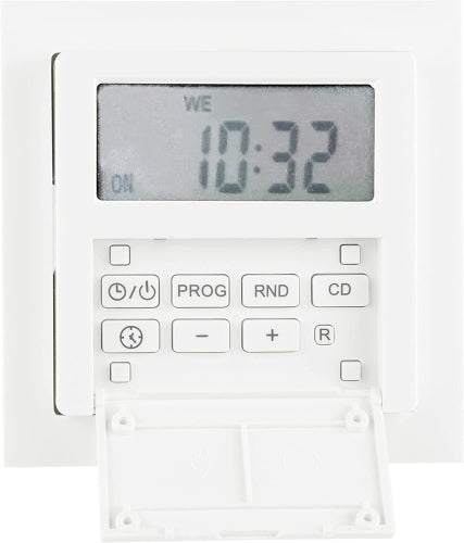 Ecost customer return Timer with Countdown and Random Function, Digital FlushMounted Weekly Timer fo