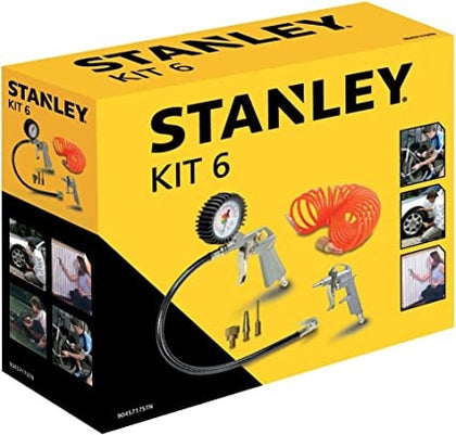 Ecost customer return Stanley Tools for Air Compressor, Airtoo lkit (Pack of 6) 9045717STN