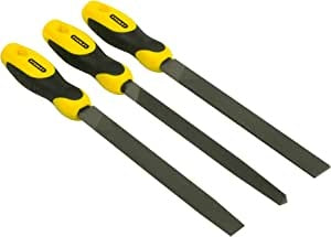 Ecost customer return Stanley 022464 File Set includes 1/2 Round/ Flat/ 3 Square (3 Pieces)