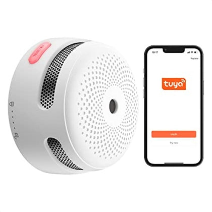 Ecost customer return XSense XS01WT WiFi Smoke Alarm with Replaceable Lithium Battery & Mute Button,