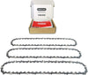 Ecost customer return Oregon Pack of 3 saw chains, 3/8 inch LP for 35 cm rail, 52 drive links, 1.1 m