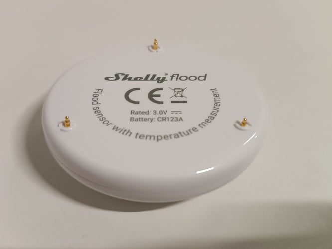Ecost customer return Shelly Flood Smart Home WiFi Water Detector & Temperature Sensor, Water Alarm