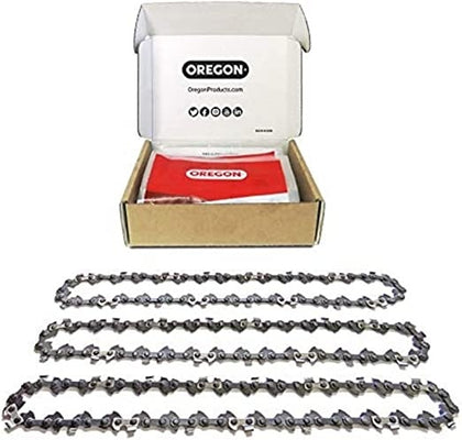 Ecost customer return Oregon Pack of 3 saw chains, 35 cm, 3/8 inch LP for 35 cm rail, 50 drive links