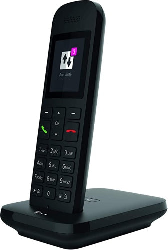 Ecost customer return Telekom Sinus 12 cordless landline phone cordless in black, 5 cm colour displa