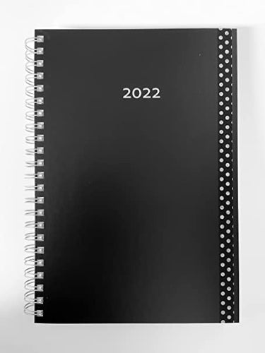 Ecost customer return 2021 Thick calendar  BLACK (black)  Ideal for the office  spiral binding  hard