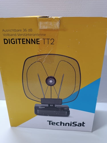 Ecost Customer Return, TechniSat DIGITENNE TT2 - Adjustable Indoor Antenna (36 dB Full Band Amplifie