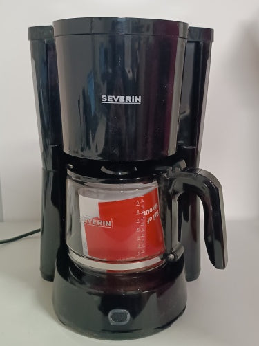 Ecost Customer Return, SEVERIN KA 4815 Type Coffee Machine for Ground Filter Coffee 10 Cups with Gla