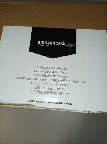 Ecost Customer Return, Amazon Basics ABS Ballot Box With Lock