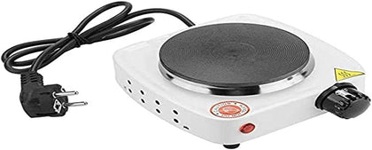 Ecost Customer Return, Mini Cooker Electric 500 W Adjustable Grill Plate Cast Iron Travel Camping 10
