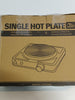 Ecost Customer Return, Uten Electric Hob Plate, Single Stainless Steel, 1500 W (1 x 18.5 cm), 5 Powe