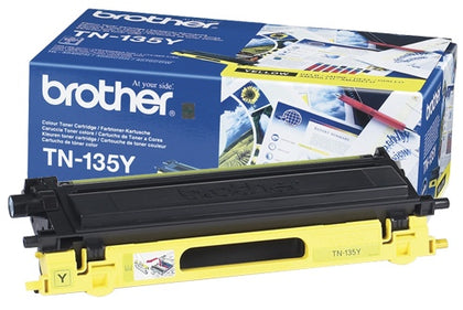 Brother TN-135Y (TN135Y) Toner Cartridge, Yellow