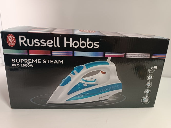 Ecost Customer Return, Russell Hobbs Steam Iron Supreme Steam Pro (2600 watt, 140 g/min extra steam