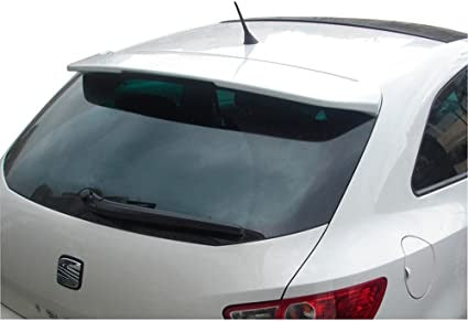 Ecost customer return AUTOSTYLE Roof Spoiler Compatible with Seat Ibiza 6J SC 3Door 2008 (PU)