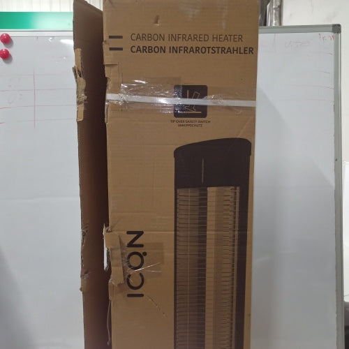 Ecost customer return Icqn 2300 Watt Standing Heater, 4 Heat Settings via Remote Control, Carbon Inf