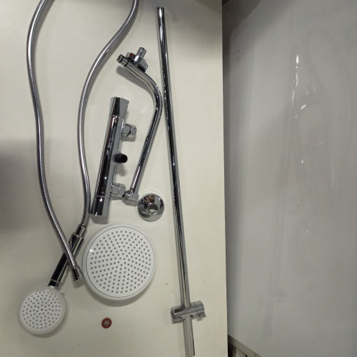 Ecost customer return, hansgrohe Crometta 160 Shower System with 4 Jets  White/Chrome