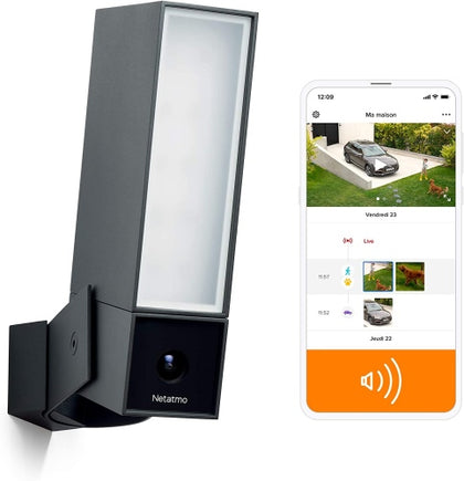 Ecost customer return Netatmo surveillance camera for outdoor area, intelligent surveillance camera