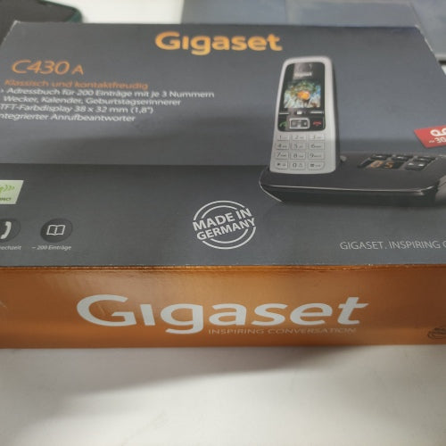 Ecost customer return Gigaset C430A Cordless Phone with Answering Machine  DECT Phone with HandsFree
