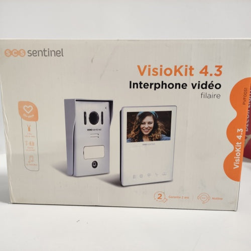 Ecost customer return SCS Sentinel PVF0051 Video Door Intercom VisioKit 4.3 SCS SentinelPVF00512 Wir