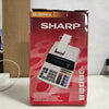 Ecost customer return Sharp Printing Desktop Calculator EL2607PGGYSE (12 Digits, Black, Red, Printin