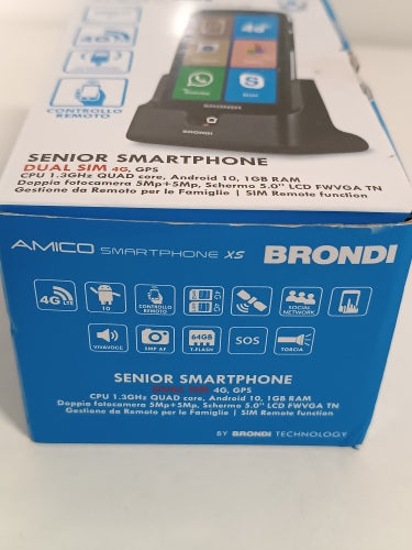 Ecost customer return Brondi friend Smartphone XS 5.0 Inch black ds ita
