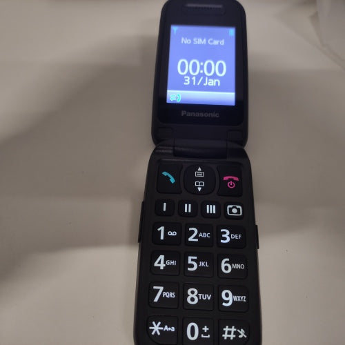 Ecost customer return Panasonic senior mobile phone for unfolding without contract
