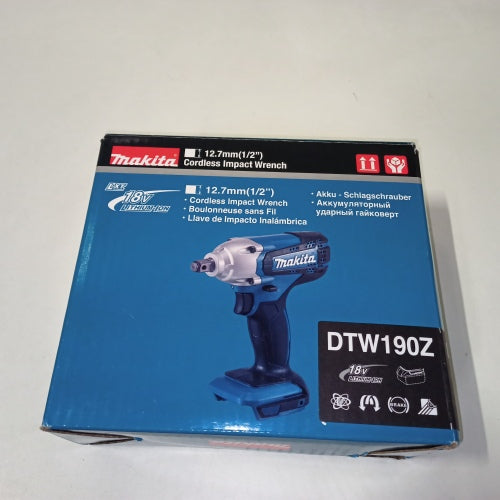 Ecost customer return Makita DTW190Z Impact wrench, 190 & Nbspnm, 18 V, blue / black, small