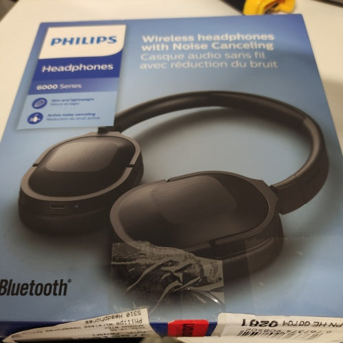 Ecost customer return Philips Kabellos Over-Ear Kopfhörer mit Mikrofon/Bluetooth, Active Noise Cance