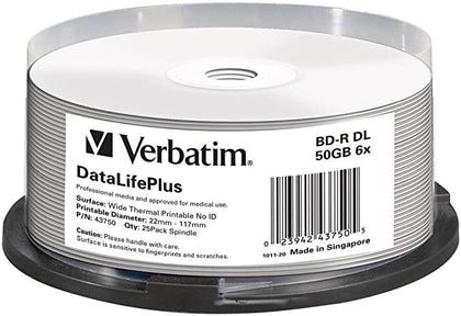 Ecost customer return Verbatim DataLifePlus  BDR x 25  50 GB