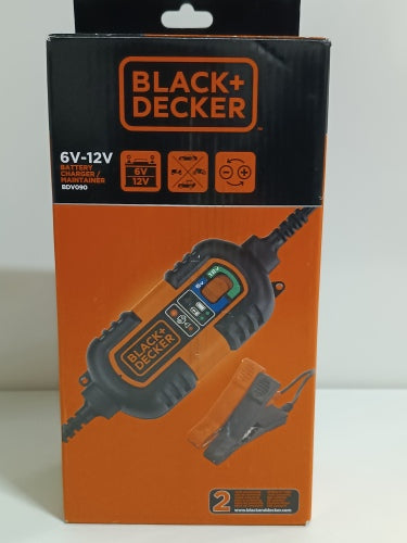 Ecost customer return Black + Decker maintenance battery charger BDV090 6/12