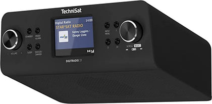 Ecost customer return TechniSat DIGITRADIO 21  DAB+ UnderMounted Kitchen Radio (DAB+, FM, 2.8 Inch C
