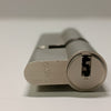 Ecost customer return Abus Profile Cylinder D6XNP with Keycard and 5 Keys, silver, 49459