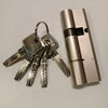 Ecost customer return Abus Profile Cylinder D6XNP with Keycard and 5 Keys, silver, 49459