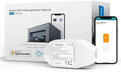 Ecost customer return meross Smart Garage Door Opener Remote Control Compatible with Apple HomeKit,